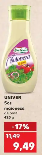 Kaufland UNIVER Sos maioneză de post Ofertă