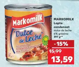 Kaufland MARKOMILK Lapte condensat Ofertă