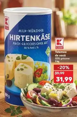 Kaufland Telemea de vacă Ofertă