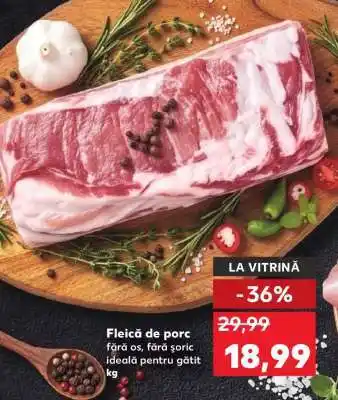 Kaufland Fleică de porc Ofertă