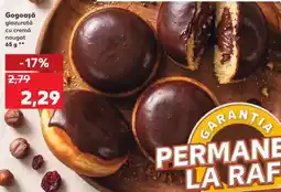 Kaufland Gogoasă glazurată cu cremă nougat 65 g Ofertă