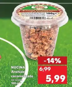 Kaufland NUCINA Arahide caramelizate cu susan Ofertă