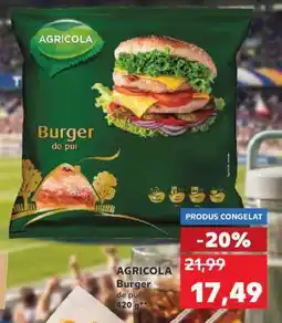 Kaufland AGRICOLA Burger de pui Ofertă