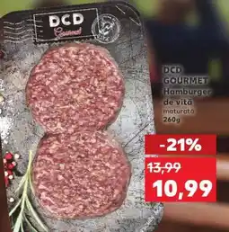 Kaufland DCD GOURMET Hamburger de vită maturată 260g Ofertă