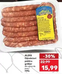 Kaufland ALDIS Cârnațiori pentru grătar Ofertă