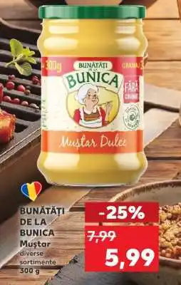 Kaufland BUNĂTĂȚI DE LA BUNICA Muștar Ofertă