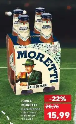 Kaufland BIRRA MORETTI Ofertă