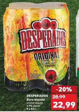 Kaufland DESPERADOS Bere blondă Ofertă