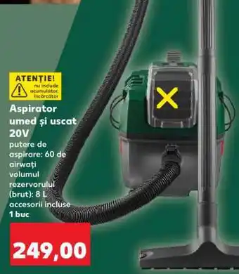 Aspirator umed și uscat 20V