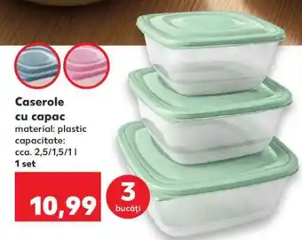 Kaufland Caserole cu capac Ofertă