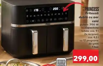 Friteuză dublă cu aer cald PRINCESS