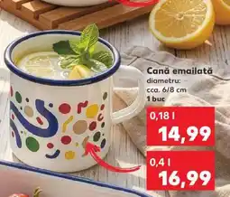 Kaufland Cană emailată Ofertă