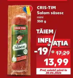 Kaufland CRIS-TIM Salam săsesc mini Ofertă