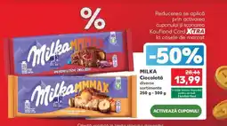 Kaufland MILKA CIOCOLATĂ Ofertă