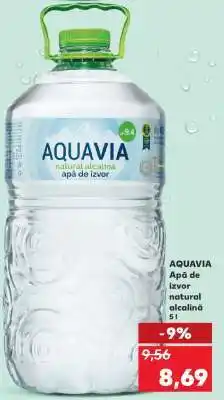 Kaufland AQUAVIA Apă de izvor natural alcalină 5 l Ofertă