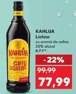 Kaufland KAHLUA Lichior Ofertă