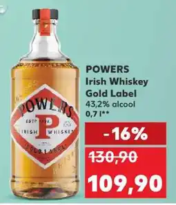 Kaufland POWERS Irish Whiskey Gold Label Ofertă