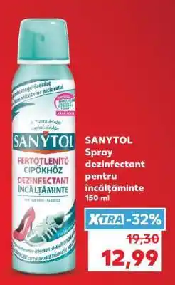 Kaufland SANYTOL Spray dezinfectant pentru încălțăminte Ofertă