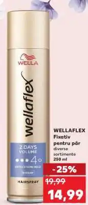 Kaufland WELLAFLEX Fixativ pentru păr Ofertă