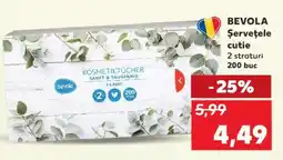 Kaufland BEVOLA Șervețele cutie Ofertă