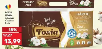 Kaufland FOXIA Hârtie igienică Ofertă