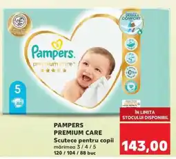 Kaufland PAMPERS PREMIUM CARE Ofertă