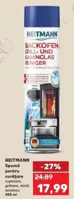 Kaufland HEITMANN Spumă pentru curățare cuptoare, grătare, sticlă șemineu 400 ml Ofertă