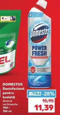 Kaufland DOMESTOS Dezinfectant pentru toaletă Ofertă
