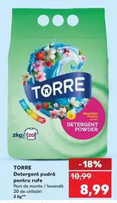 Kaufland TORRE Detergent pudră pentru rufe Ofertă