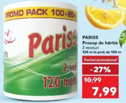 Kaufland PARISS Prosop de hârtie Ofertă