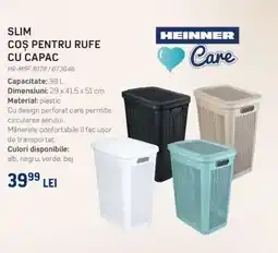Selgros SLIM COȘ PENTRU RUFE CU CAPAC Ofertă