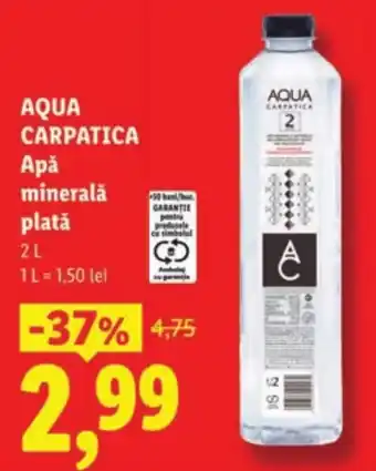 AQUA CARPATICA Apǎ minerală plată