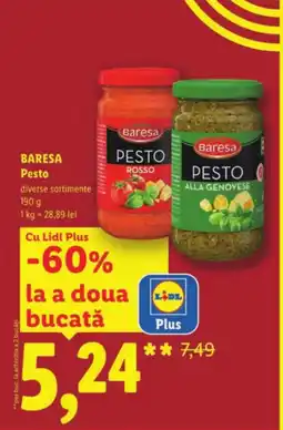 Lidl BARESA Pesto Ofertă