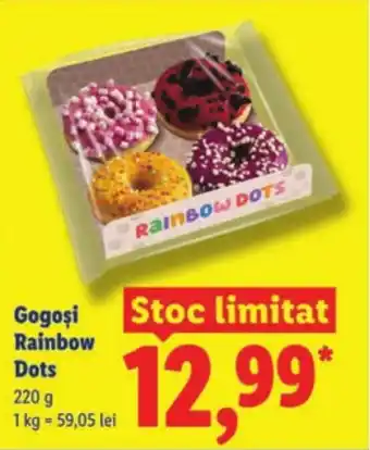 Lidl Gogoși Rainbow Dots Ofertă