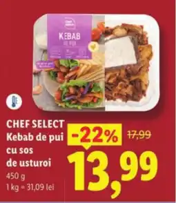 Lidl CHEF SELECT Kebab de pui cu sos de usturoi Ofertă