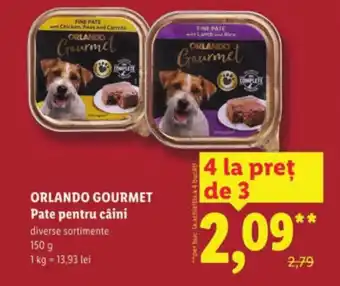 Lidl ORLANDO GOURMET Pate pentru câini Ofertă