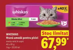 Lidl WHISKAS Hrană umedă pentru pisici Ofertă