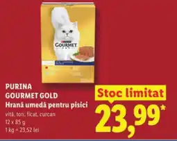 Lidl PURINA GOURMET GOLD Hrană umedă pentru pisici Ofertă