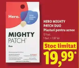 Lidl HERO MIGHTY PATCH DUO Plasturi pentru acnee Ofertă