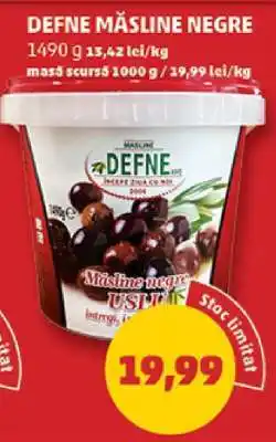 Penny DEFNE MĂSLINE NEGRE Ofertă