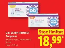 Lidl O.B. EXTRA PROTECT Tampoane Ofertă