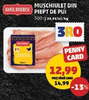 Penny Muşchiuleț din piept de pui Ofertă