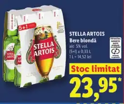 Lidl STELLA ARTOIS Bere blondǎ Ofertă