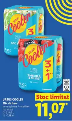 Lidl URSUS COOLER Mix de bere Ofertă