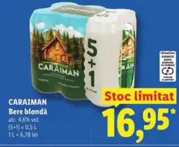 Lidl CARAIMAN Bere blondǎ Ofertă