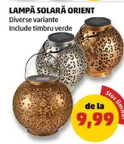 Penny Lampă Solară Orient Ofertă