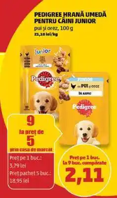 Penny Pedigree hrană umedă pentru câini junior Ofertă