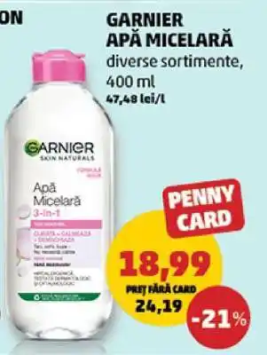 Penny GARNIER Apă micelară Ofertă