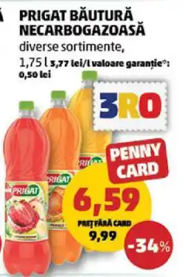 Penny PRIGAT BĂUTURĂ NECARBOGAZOASĂ Ofertă
