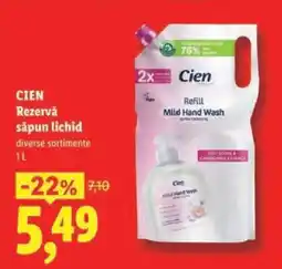 Lidl Cien Rezervă săpun lichid Ofertă